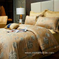 Professional solid yarn-dyed jacquards Luxury Bedding Set